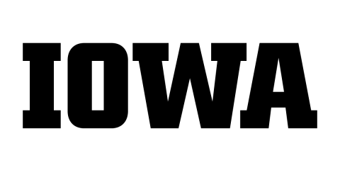 Iowa logo in black text