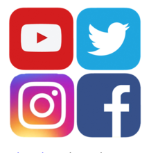 Youtube Twitter Instagram Facebook Logos