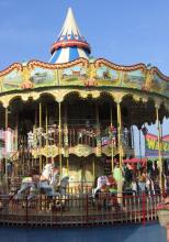 Picture of a carnival carousel